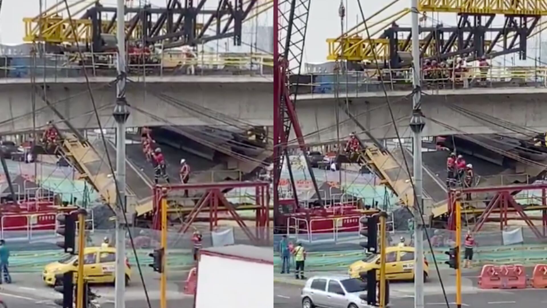 ¿Qué pasó? IDU explicó sobre accidente en el puente de la Calle 100 con Av. Suba, tras caída de estructura