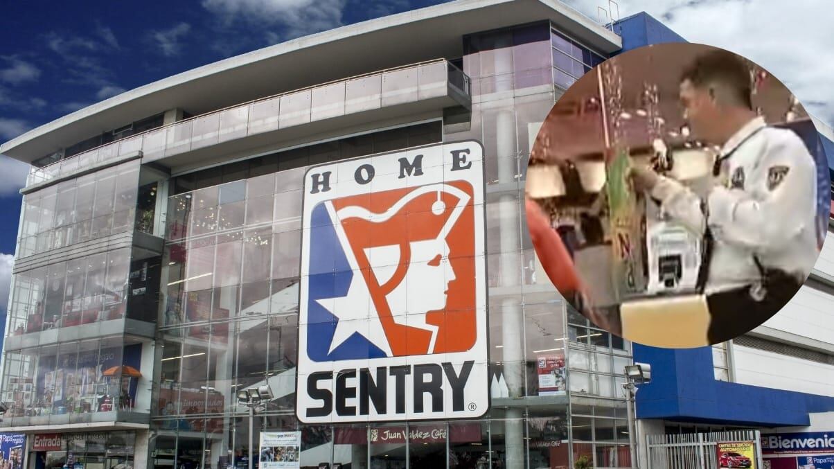 Guarda de seguridad  de Home Sentry despide a sus clientes bailando y se vuelve tendencia en redes