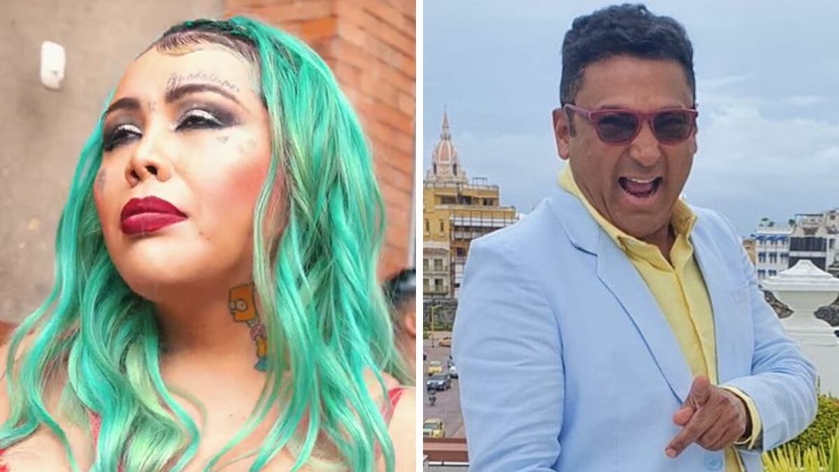 Yina Calderón y Frank Solano