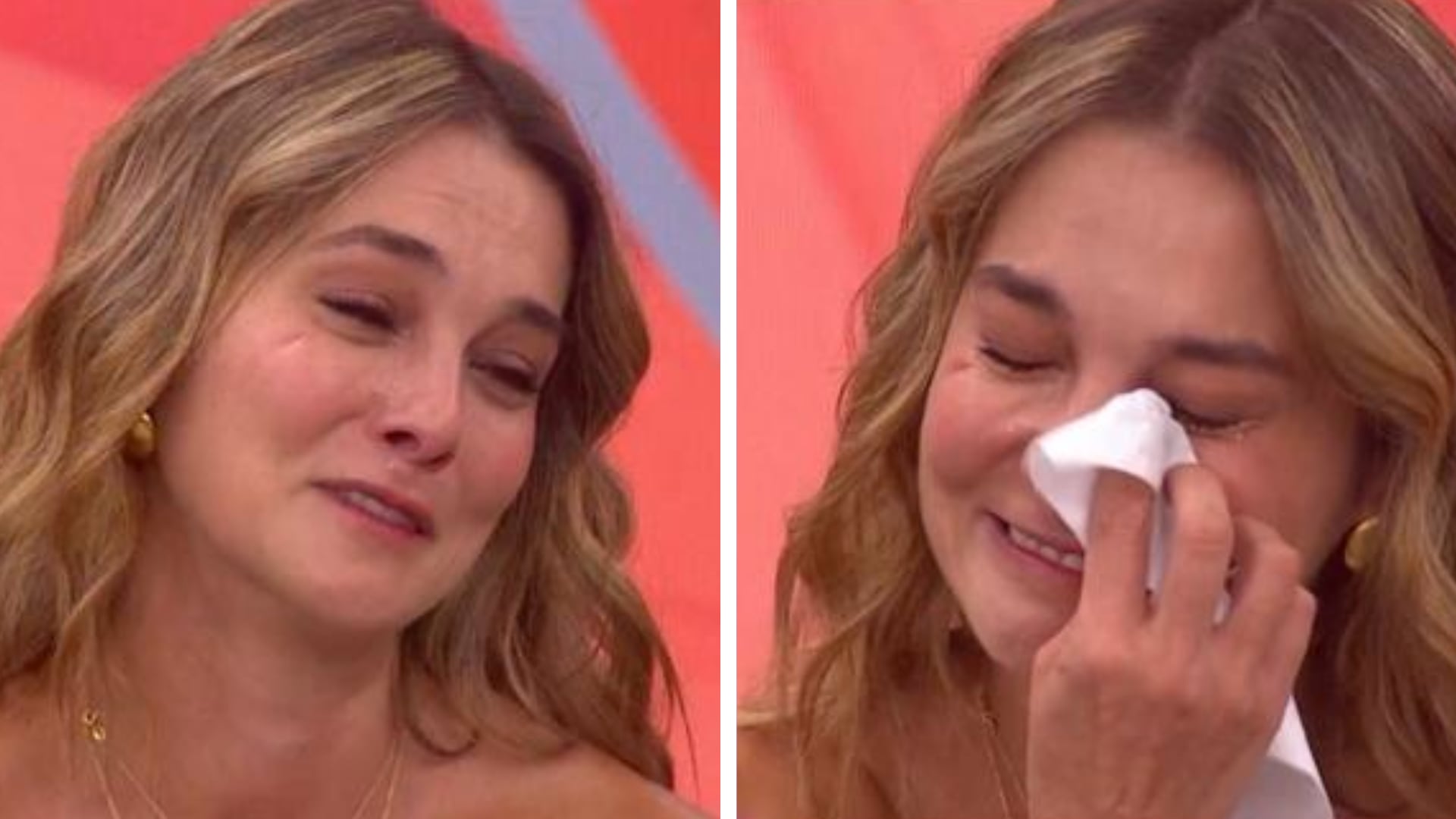 Catalina Gómez Día a día Caracol lloró al hablar de su mamá y de sus hijos