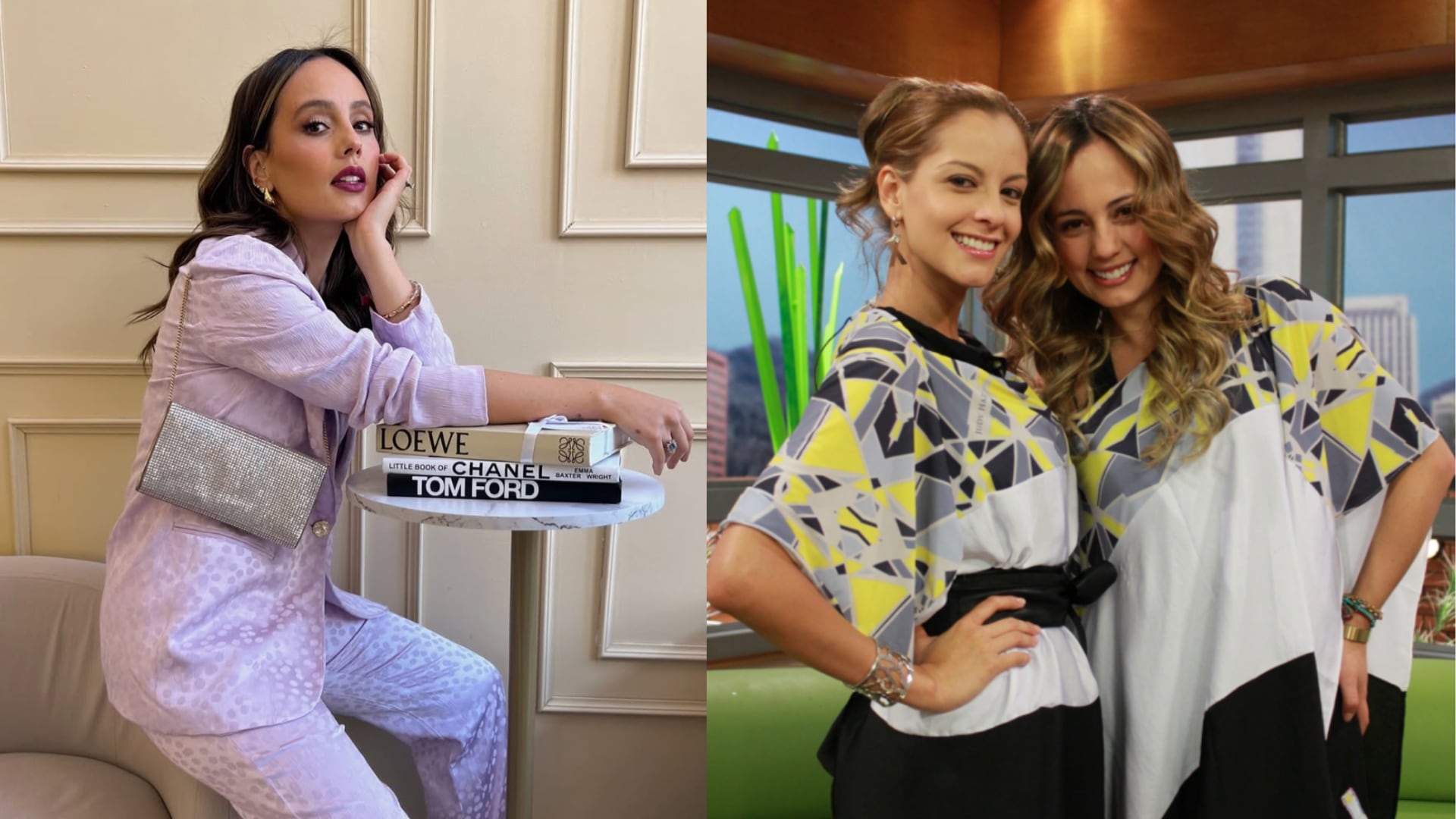 Milena López y Laura Acuña en Muy Buenos Días