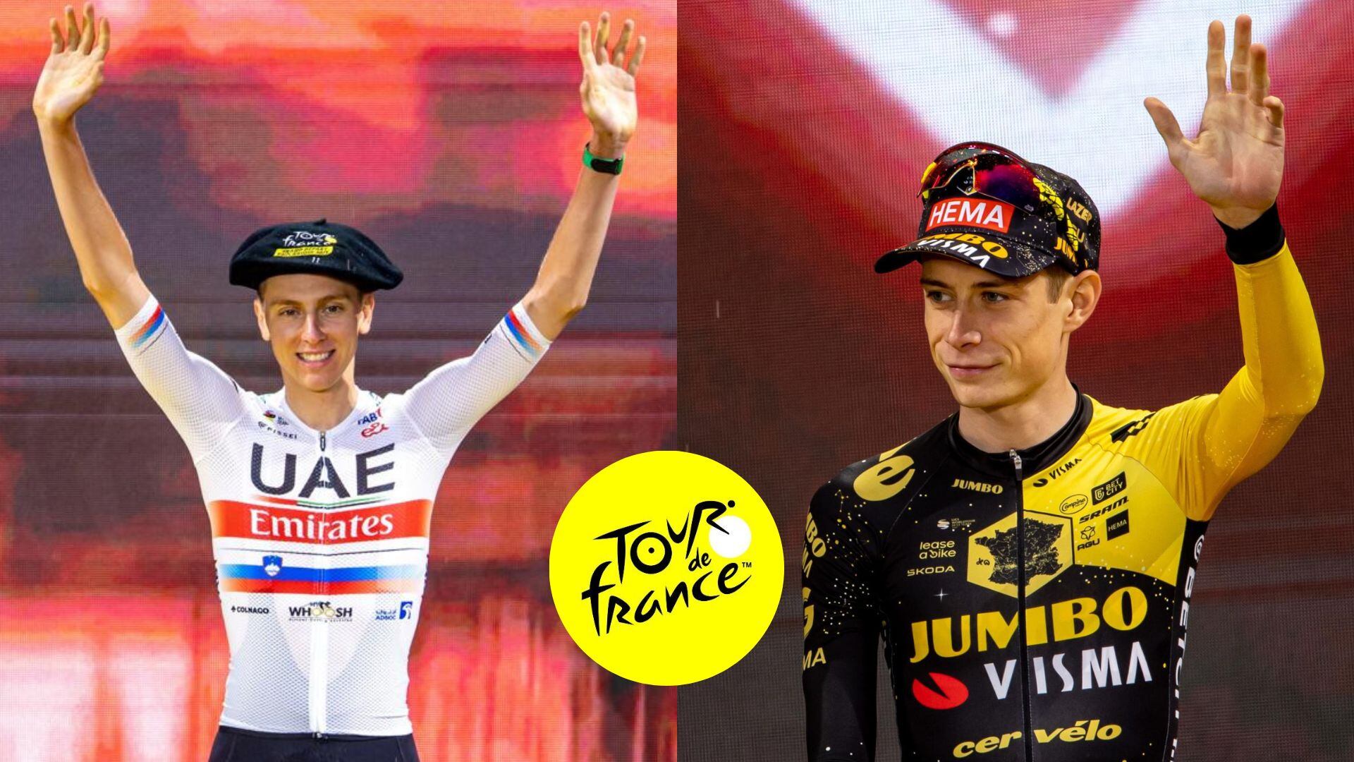 Tadej Pogacar y Jonas Vingegaard parten como favoritos en el Tour de Francia 2023.