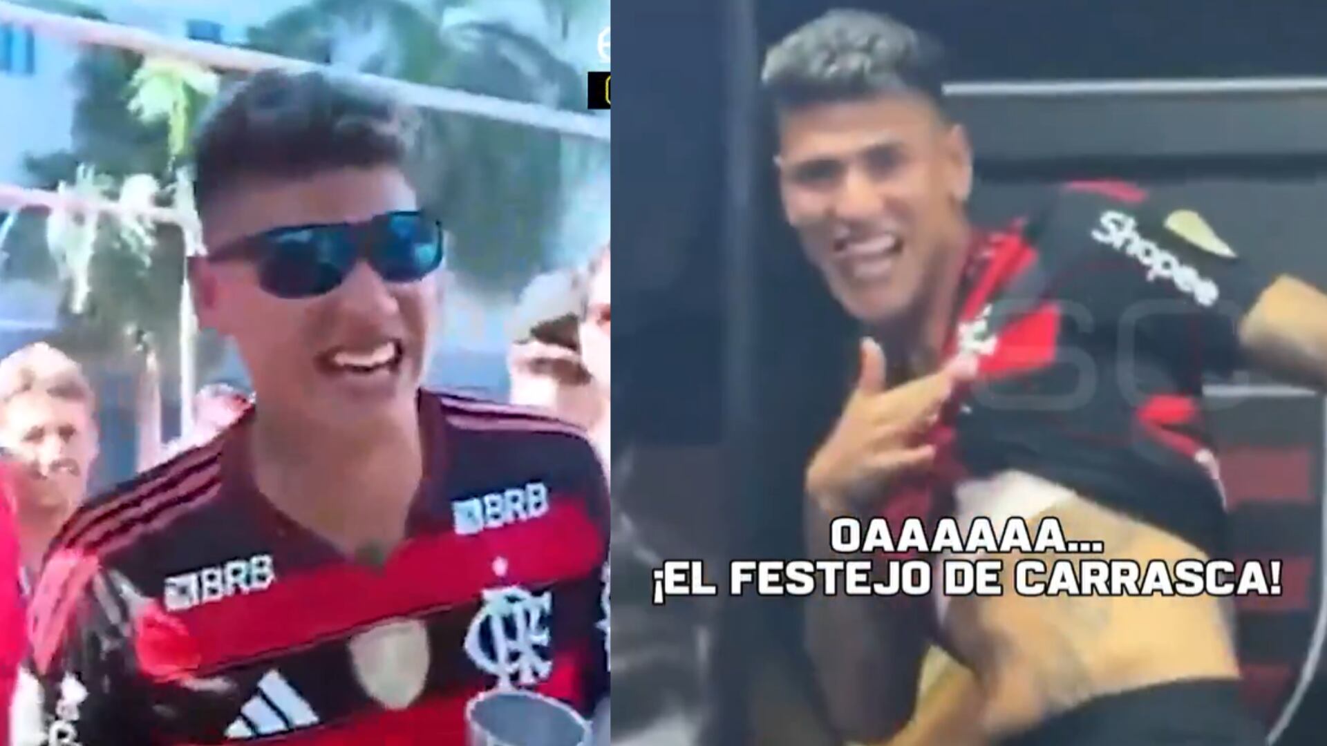 Jorge Carrascal - Fotos: Capturas de pantalla de videos compartidos por SportCenter y El Canciller y tomadas el 3 de diciembre del 2025