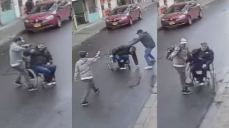 Indignación en Bogotá: delincuentes asaltan a persona en silla de ruedas en el sur de la ciudad