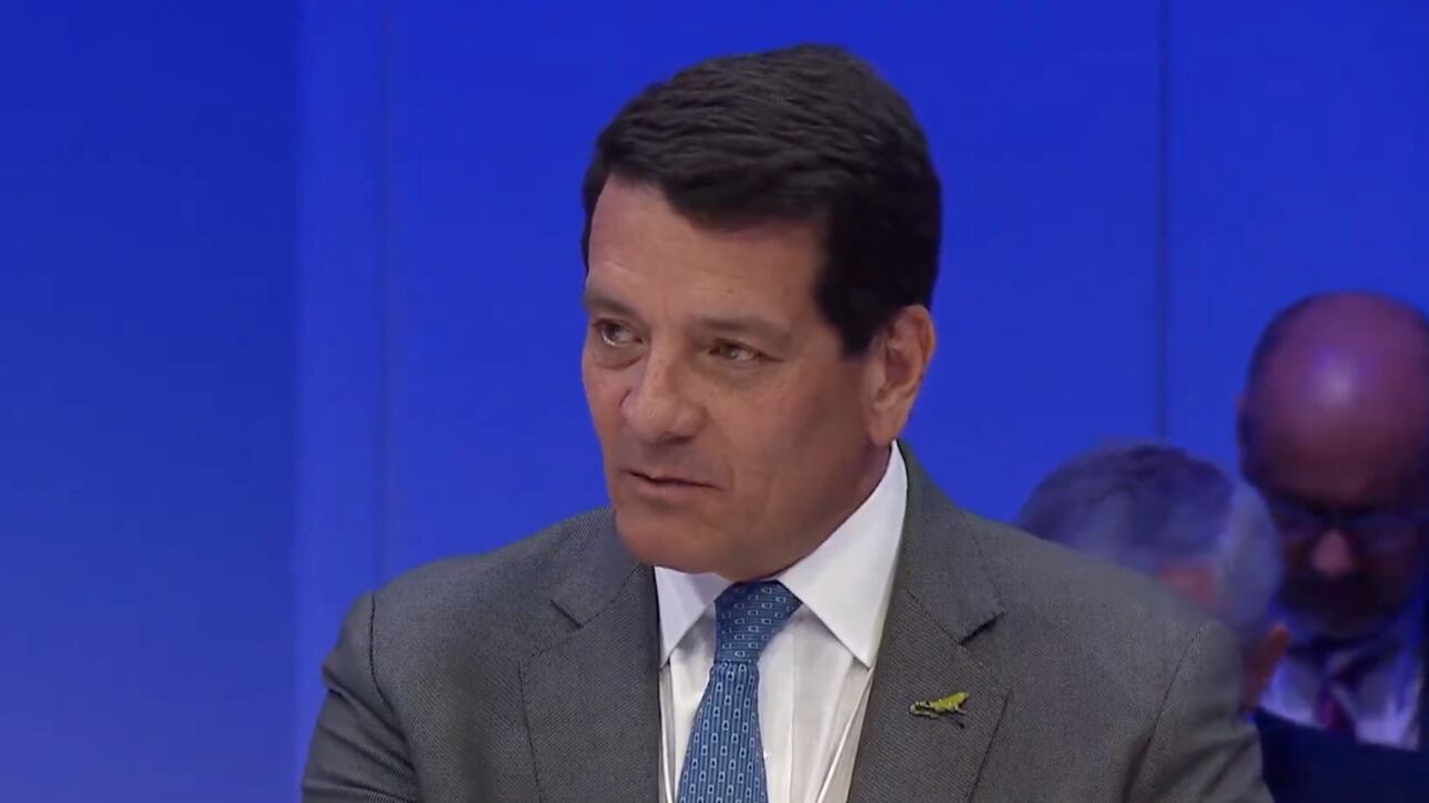 Felipe Bayón, presidente de Ecopetrol, en el Foro Económico Mundial