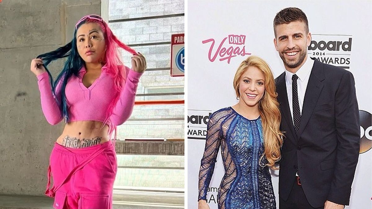 Yina Calderón, Shakira y Gerard Piqué