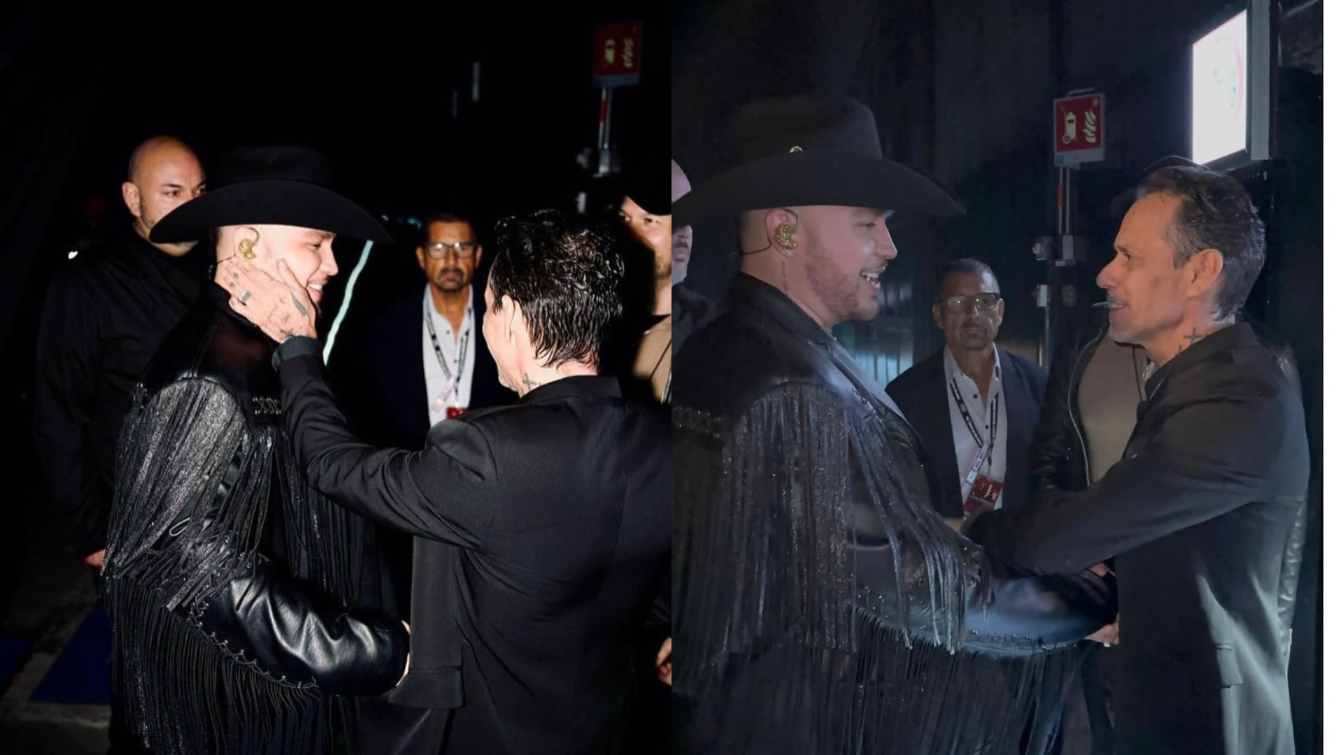 Jessi Uribe y Marc Anthony en el Coliseo Med Plus