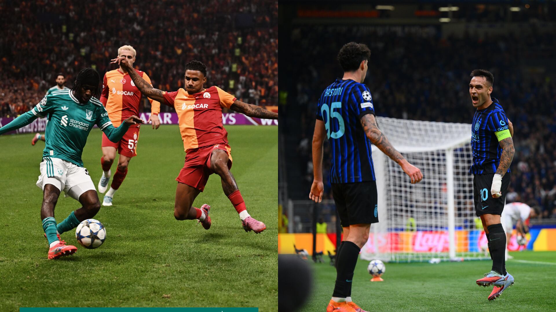 Champions League - Fotos: Redes sociales del Liverpool y del Inter tomadas el 30 de septiembre del 2025
