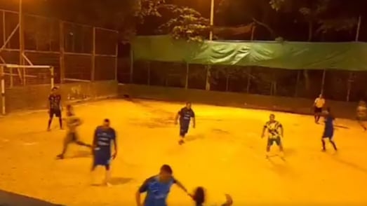 Balacera en cancha de fútbol en Floridablanca, Santander