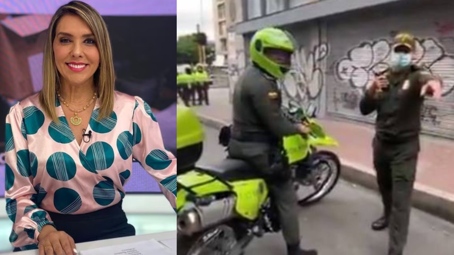 Presentadora Mónica Rodríguez tuvo un disgustoso encuentro con la policía