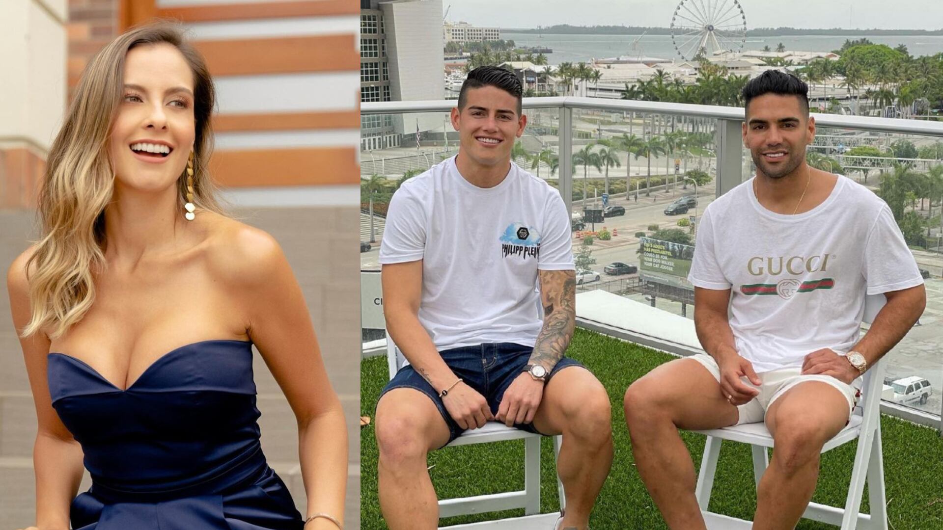 Laura Acuña eligió entre James Rodríguez y Falcao García