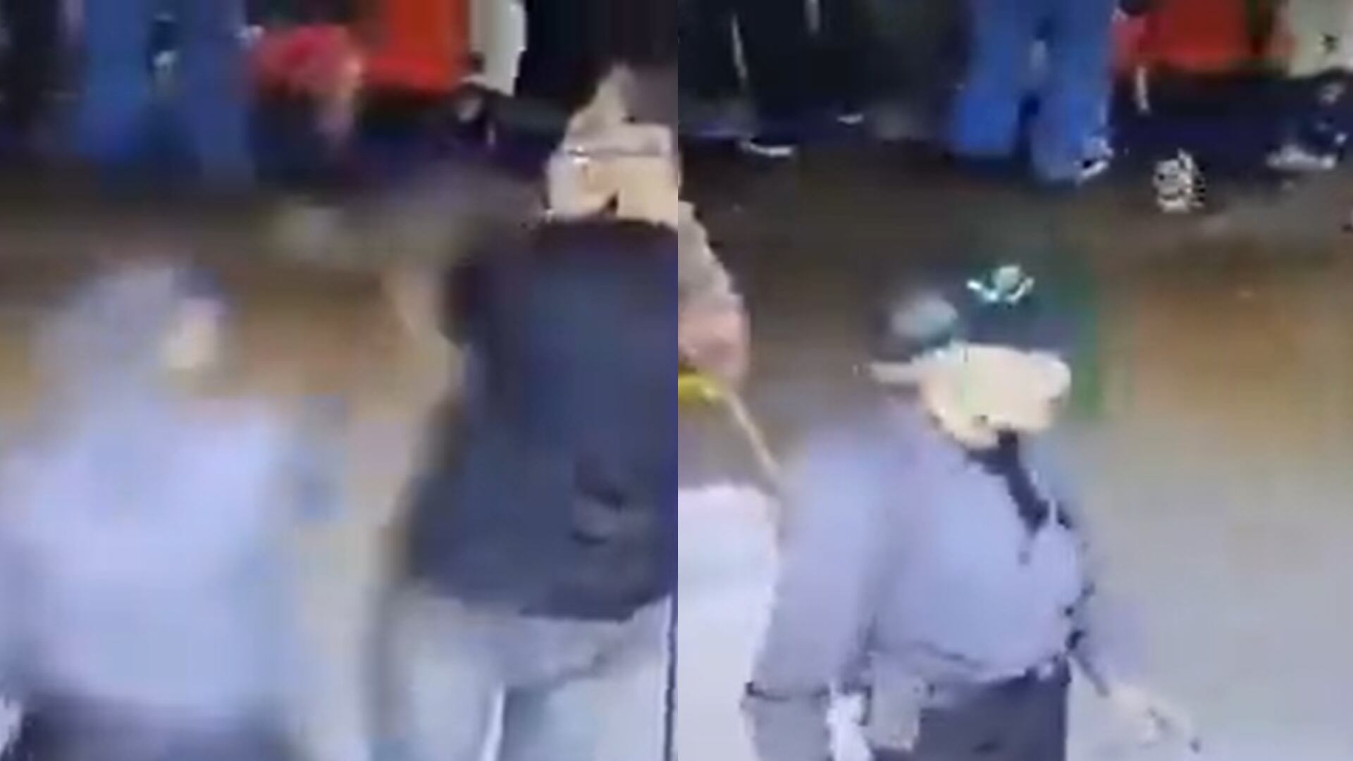 Adulto mayor atacó a dos personas con arma blanca en el Terminal de transportes de Salitre