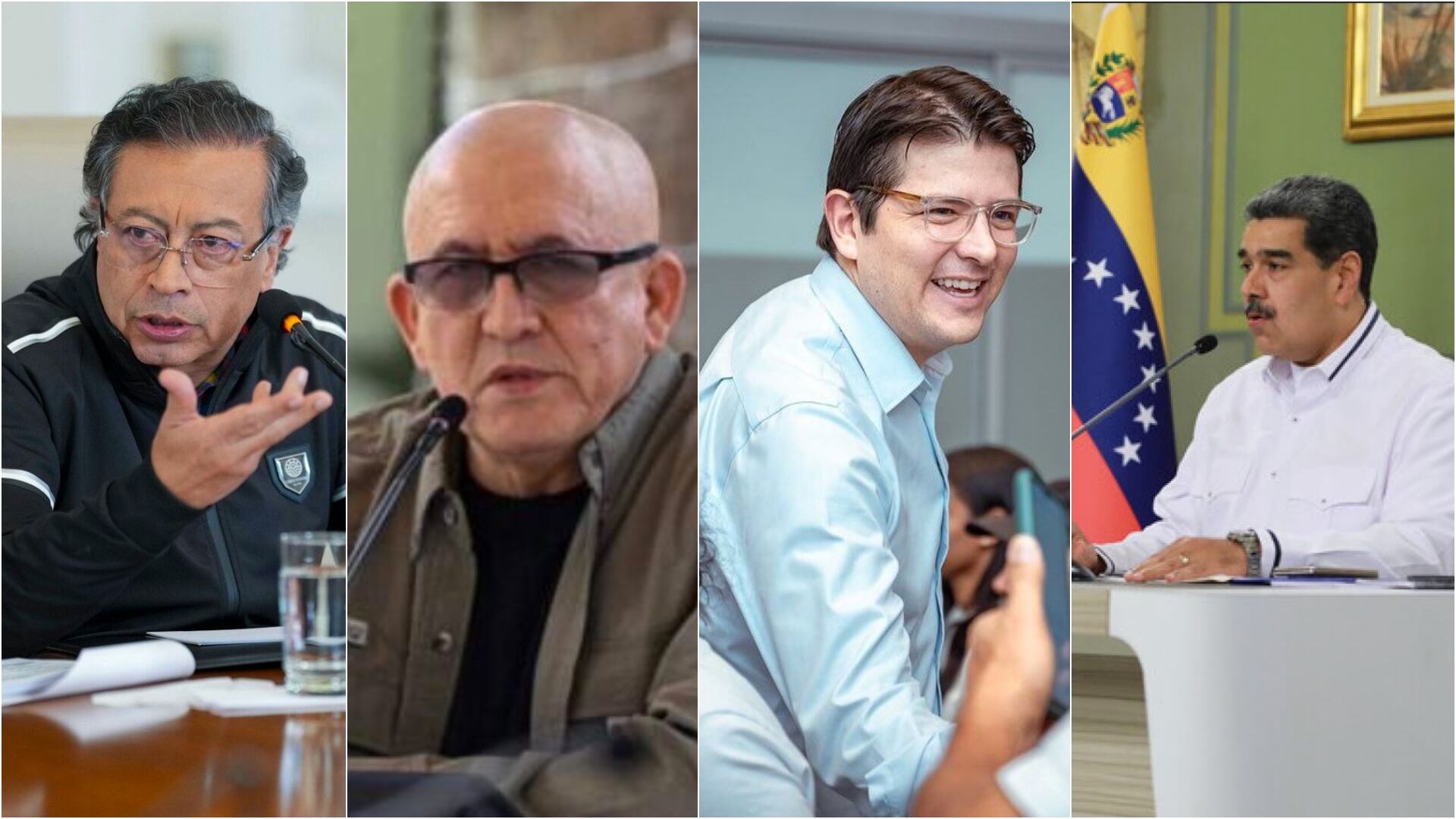 Petro desvincula al ELN del crimen de Miguel Uribe y lanza mensaje directo a Maduro sobre las disidencias y la Segunda Marquetalia (fotos de archivo)