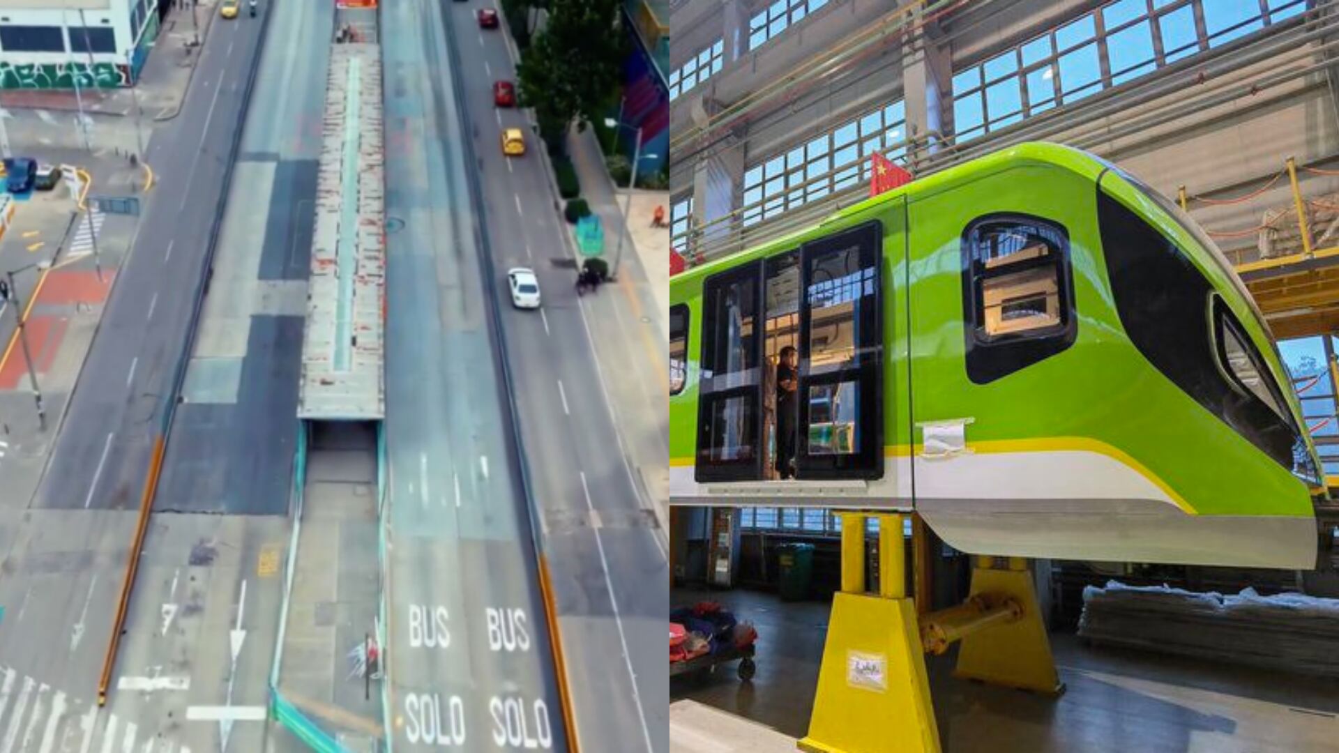 La Alcaldía de Bogotá ha informado el porcentaje de construcción del Metro.