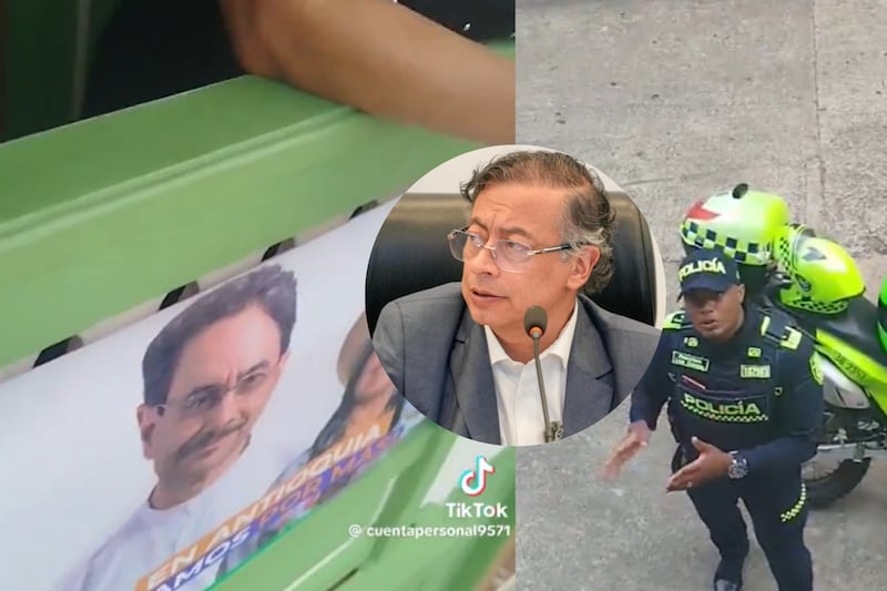 Señalan a alcalde de Jericó, Antioquia, de hacer quitar afiche de un candidato de una casa: Petro se pronunció