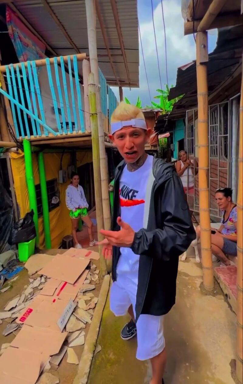 La Liendra en el barrio donde creció