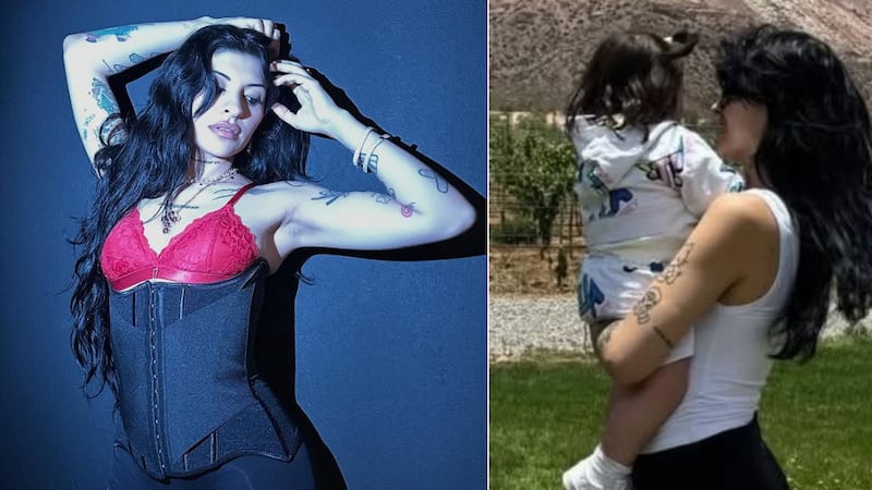 “Con el nuevo papá”: Cazzu sorprende con nueva foto de Inti y ‘misterioso’ hombre sin camisa se roba la atención