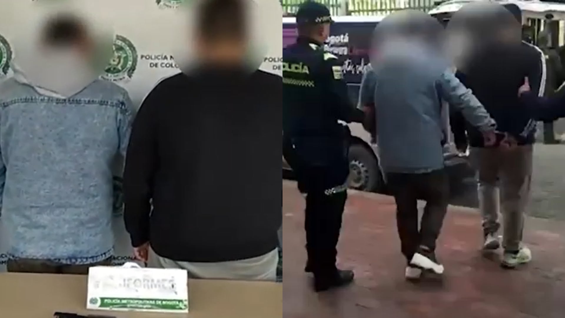 Capturan a presuntos ladrones de un vehículo en Usme.