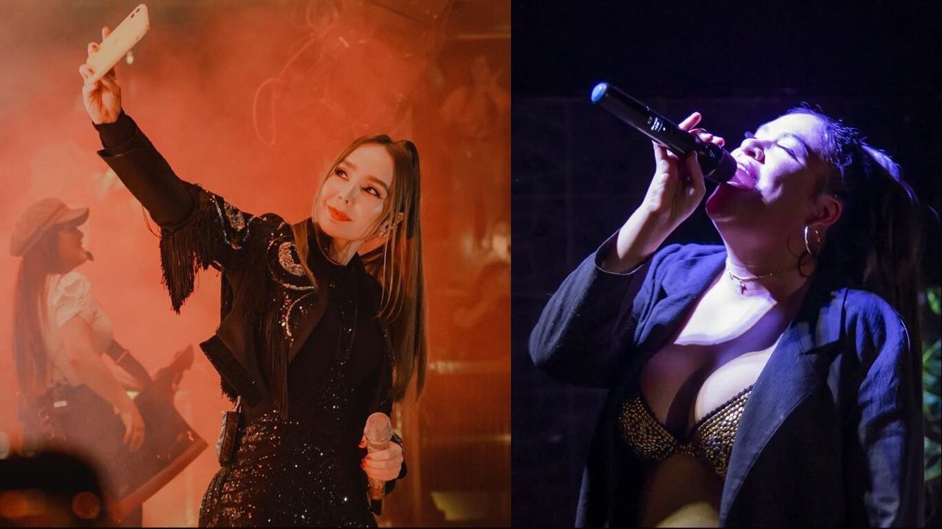 La primera presentación de Paola Jara en Chile quedó empañada por la forma en la que sacaron a la cantante Luisa Chara.