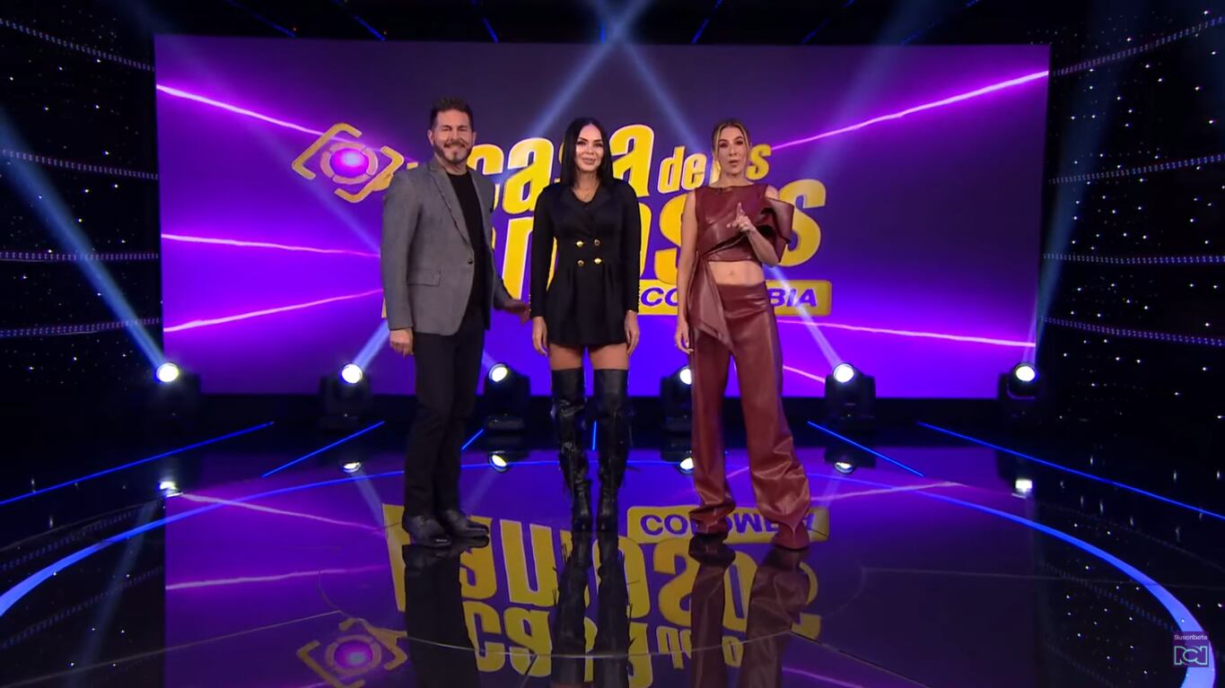 Marcelo Cezán, Laura González y Carla Giraldo de 'La casa de los famosos Colombia 2'