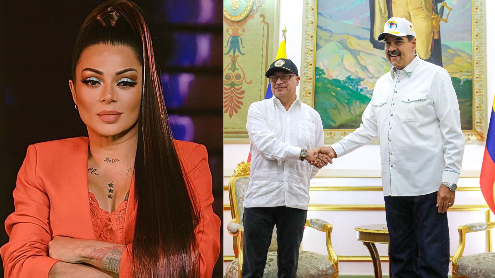 Marbelle tildó de “pasiva” a Gustavo Petro por su silencio tras reelección de Maduro en Vnezuela