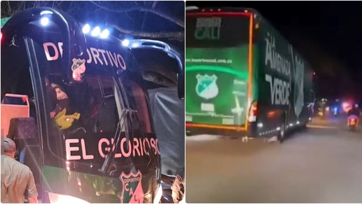 Se conoció video del momento exacto en el que bus del Cali arrolló al hincha que falleció