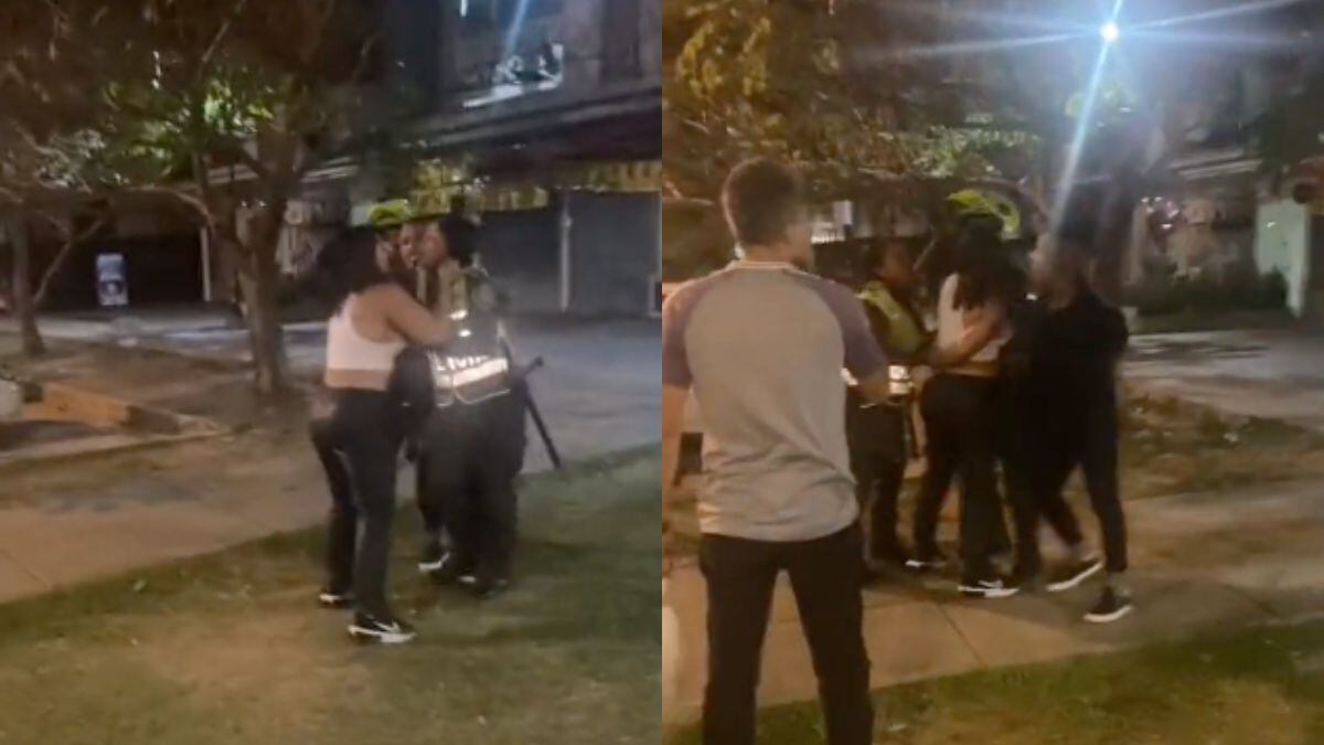 Mujer agredió a patrullera porque capturaron a su pareja en Cali
