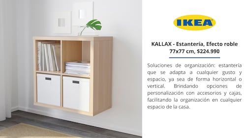 KALLAX - Estantería beige IKEA