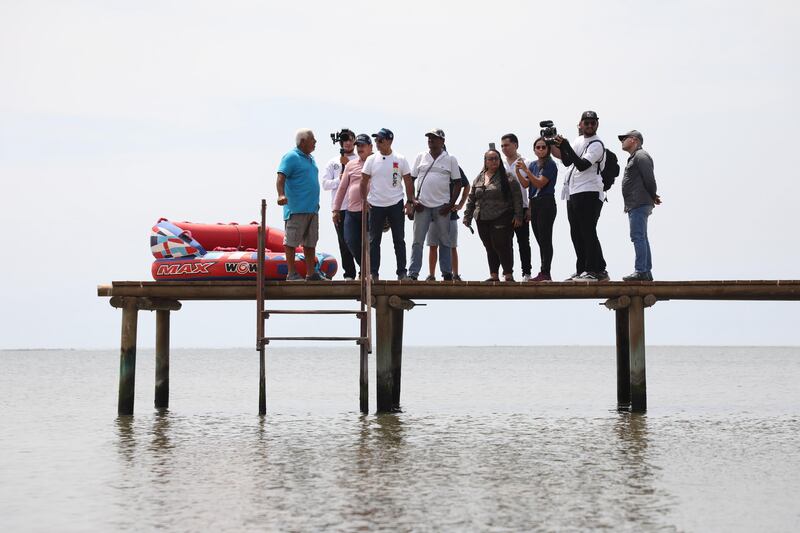 Foto Puerto Mocho con nuevo muelle.