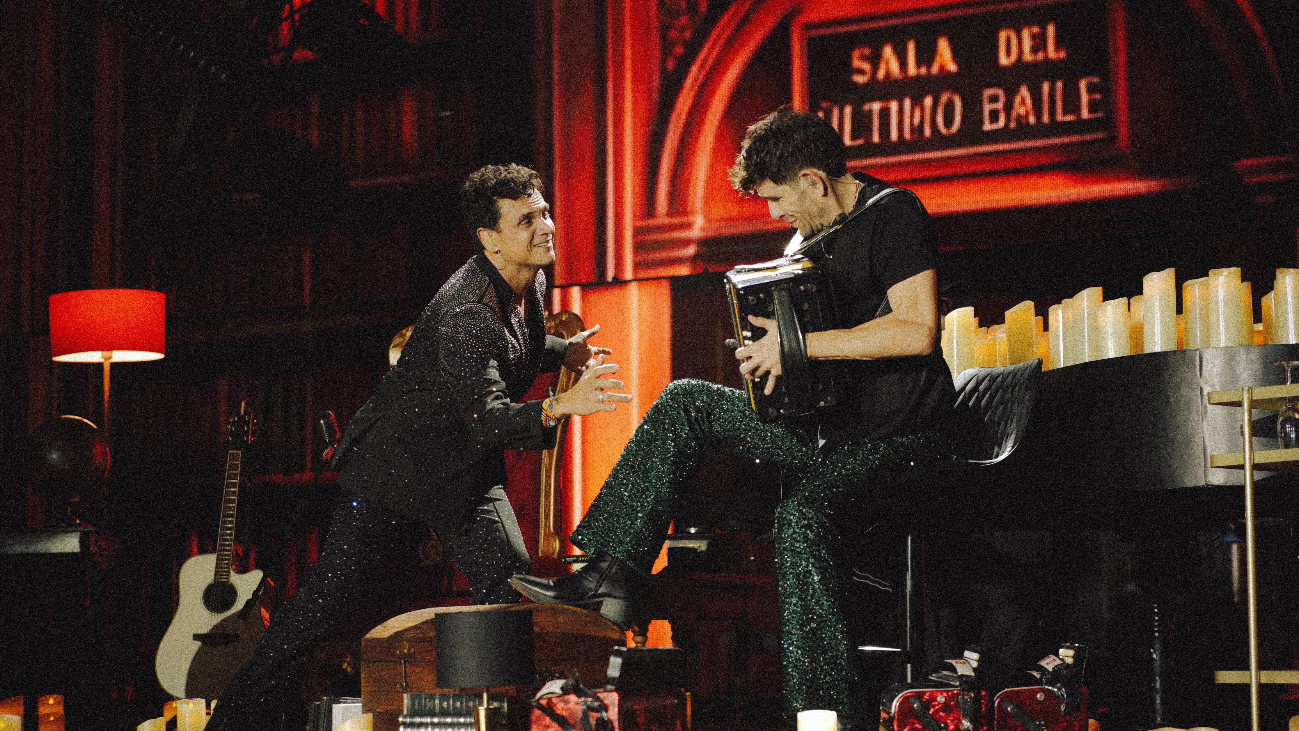 Silvestre Dangond y Juancho de la Espriella en el Festival Vallenato