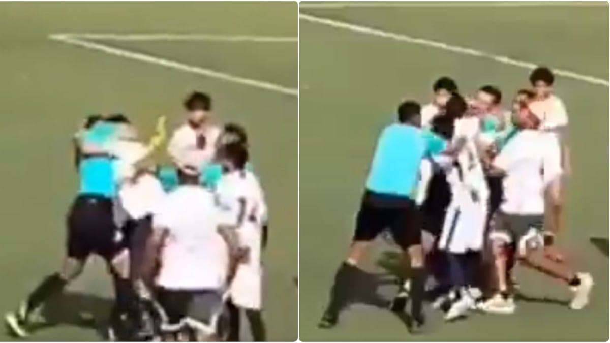 A los puños: Árbitro FIFA Kéiner Jiménez y padre de familia en torneo de Difútbol