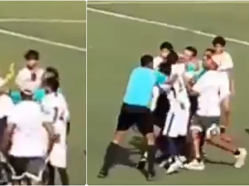 A los golpes: pelea de árbitro FIFA Kéiner Jiménez y padre de familia en torneo de Difútbol