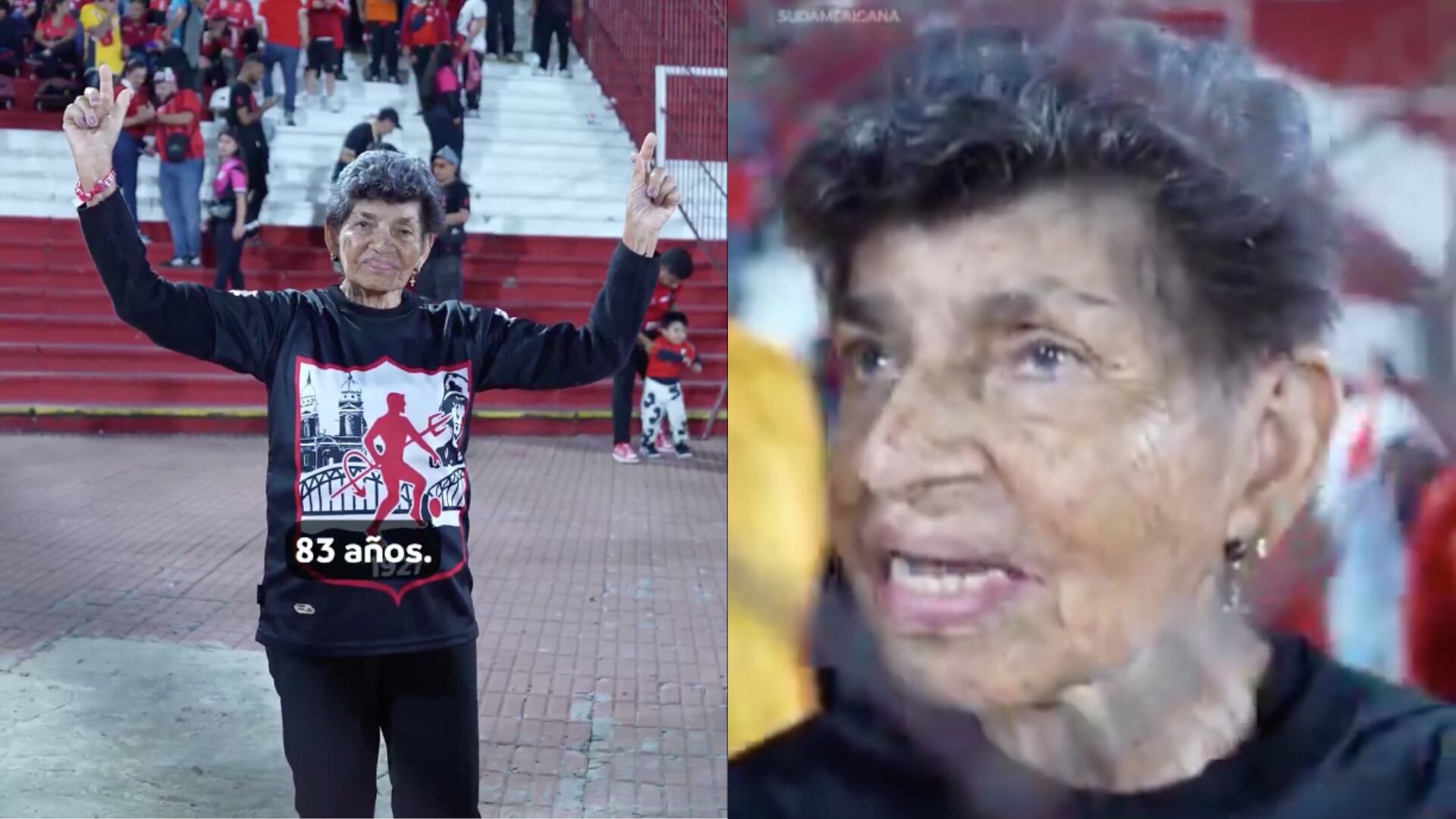 Hincha del América de 83 años - Fotos: Capturas de pantalla de redes sociales