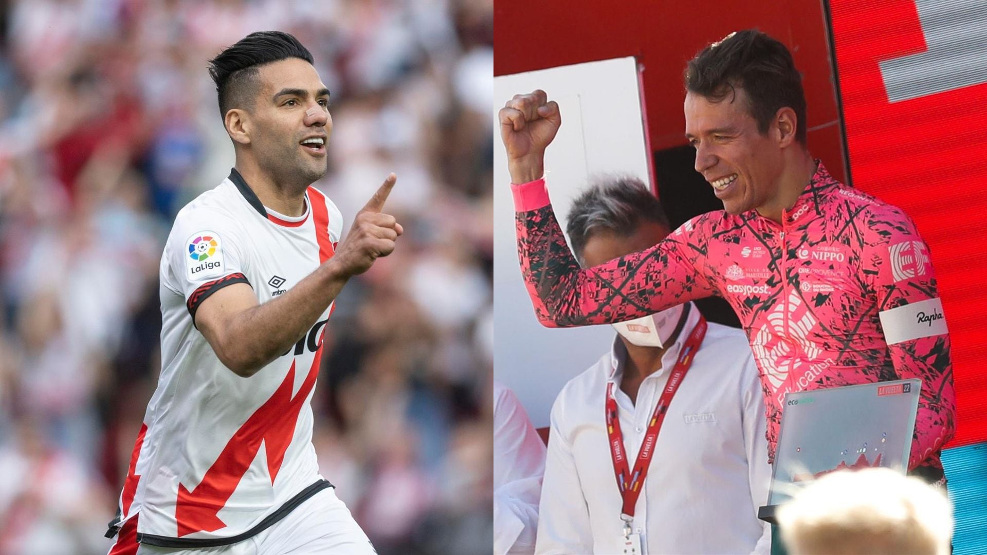 Falcao envió mensaje de felicitación a 'Rigo' por su triunfo en La Vuelta.