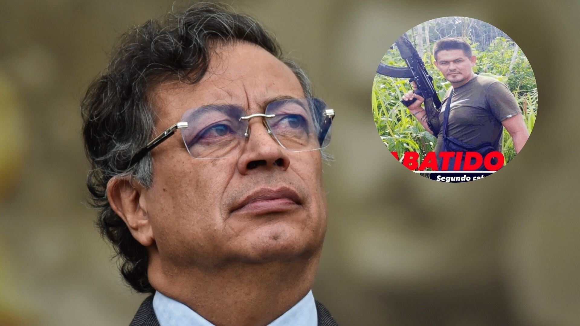 Gustavo Petro lamentó la muerte de un miembro de la guerrilla