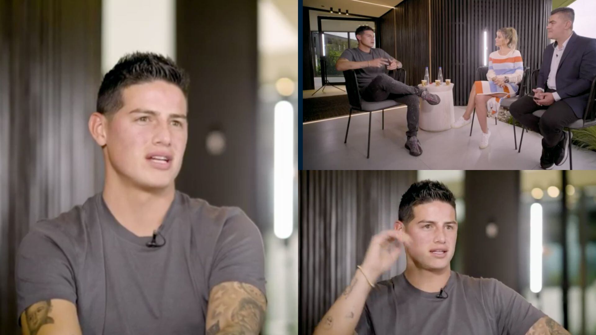 James Rodríguez dejó claro cuál es su top 3 de futbolistas colombianos.