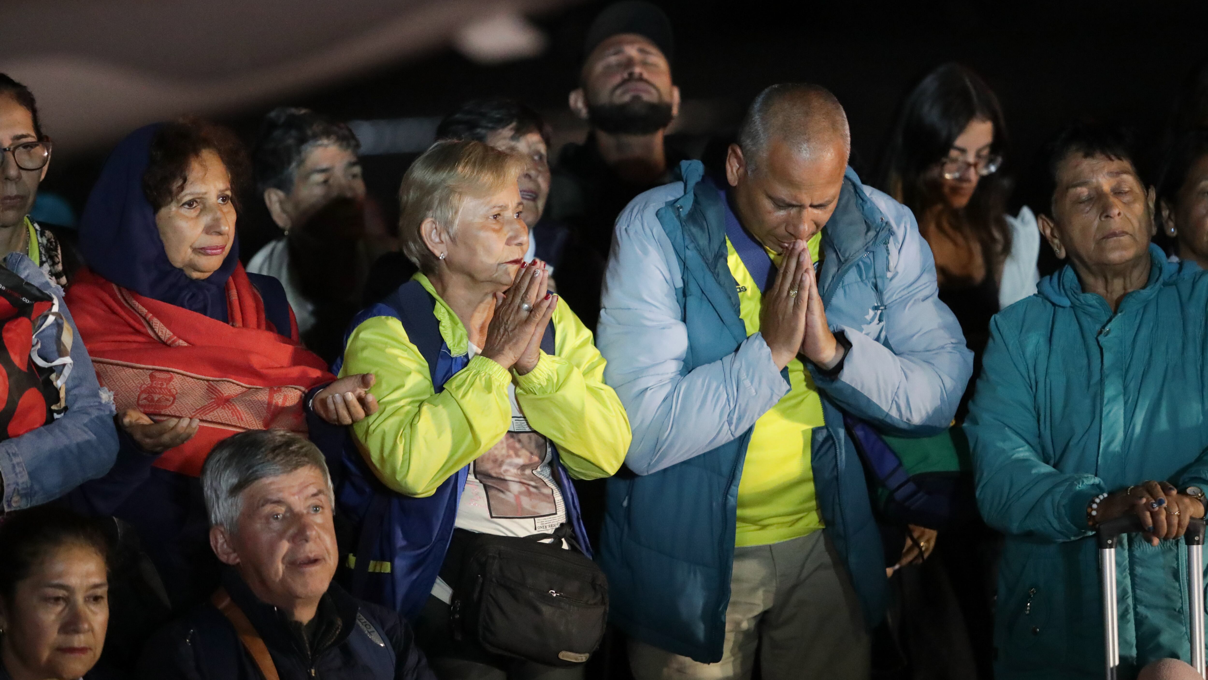 Llegada de colombianos repatriados de Israel por parte de la Fuerza Aeroespacial Colombiana