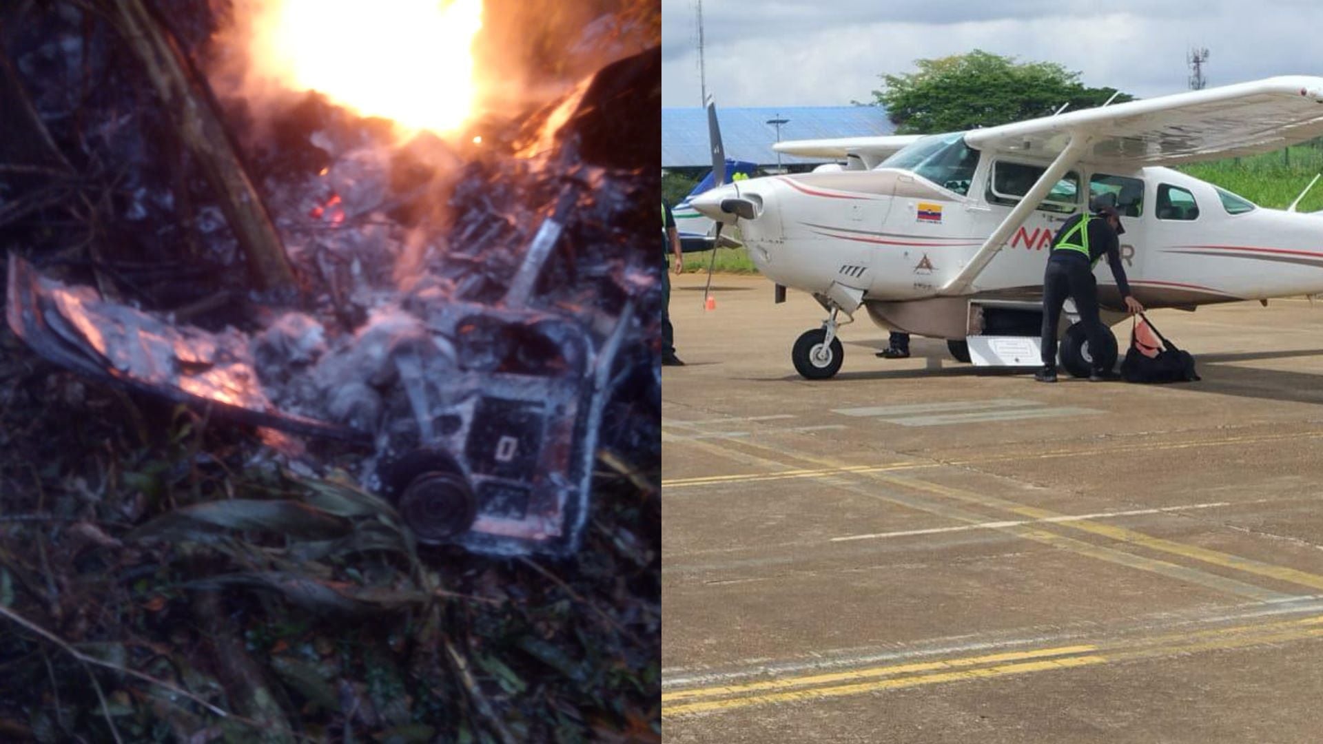Tres personas murieron tras accidente de avioneta de la Registraduría.