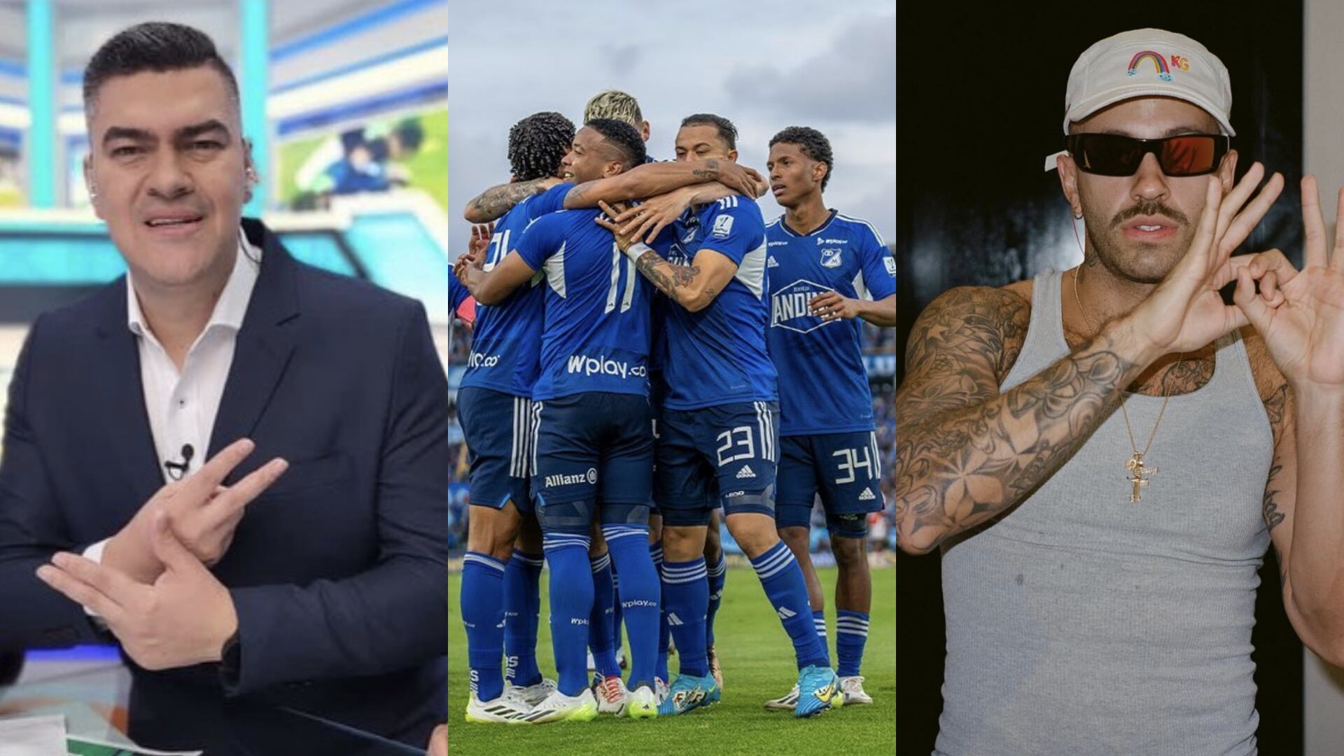 Eduardo Luis grabó canción sobre Millonarios inspirada en un popular reguetón.