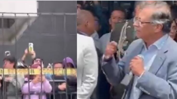 Petro visita la Universidad Nacional de Colombia.