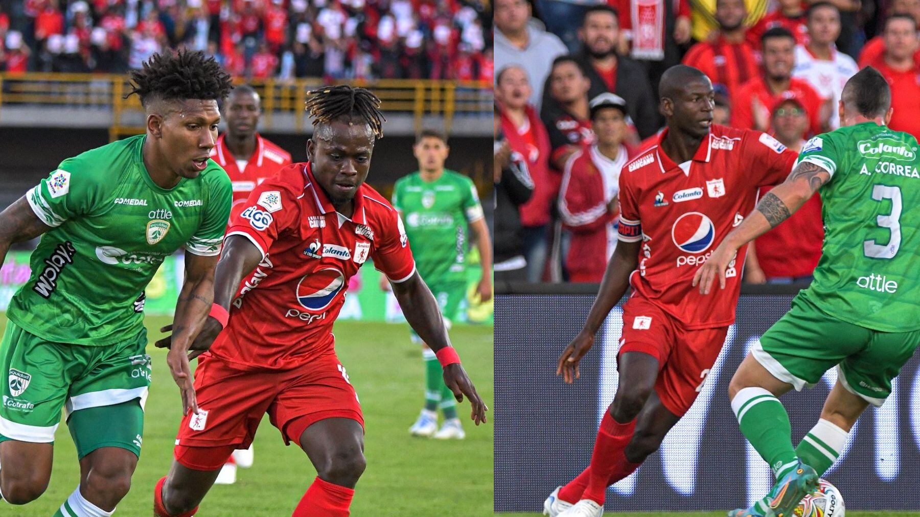 América de Cali igualó con Equidad en su visita al estadio El Campín