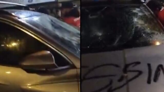 Foto denuncian a mujer en Bogotá que habría atropellado masivamente a 15 personas en protesta ProPalestina.