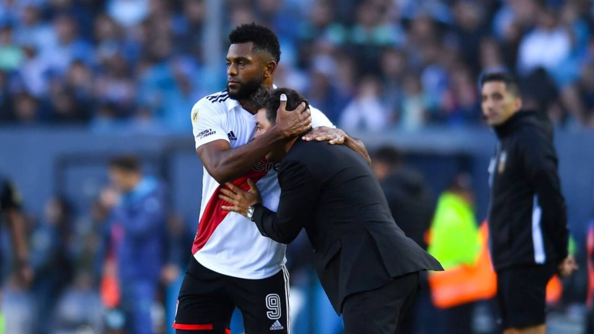 Borja metió gol en el último partido de Gallardo en River Plate