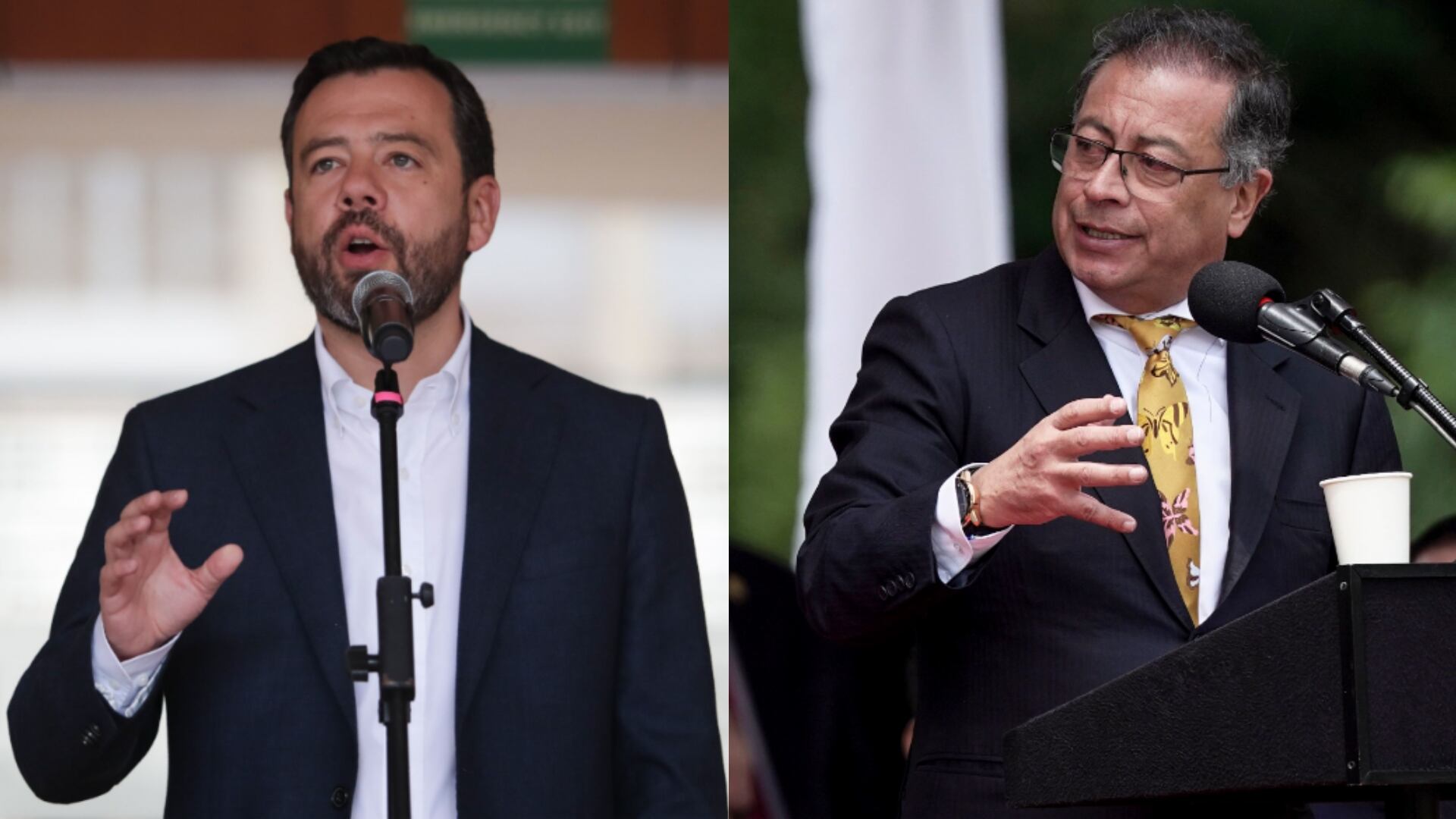 Carlos Fernando Galán y Gustavo Petro.