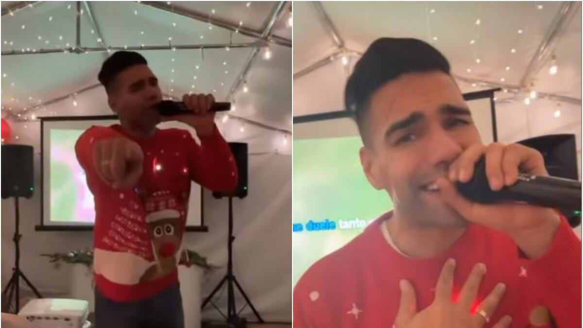 Falcao cantó al ritmo de Maná y dejó maravillados a todos con sus dotes