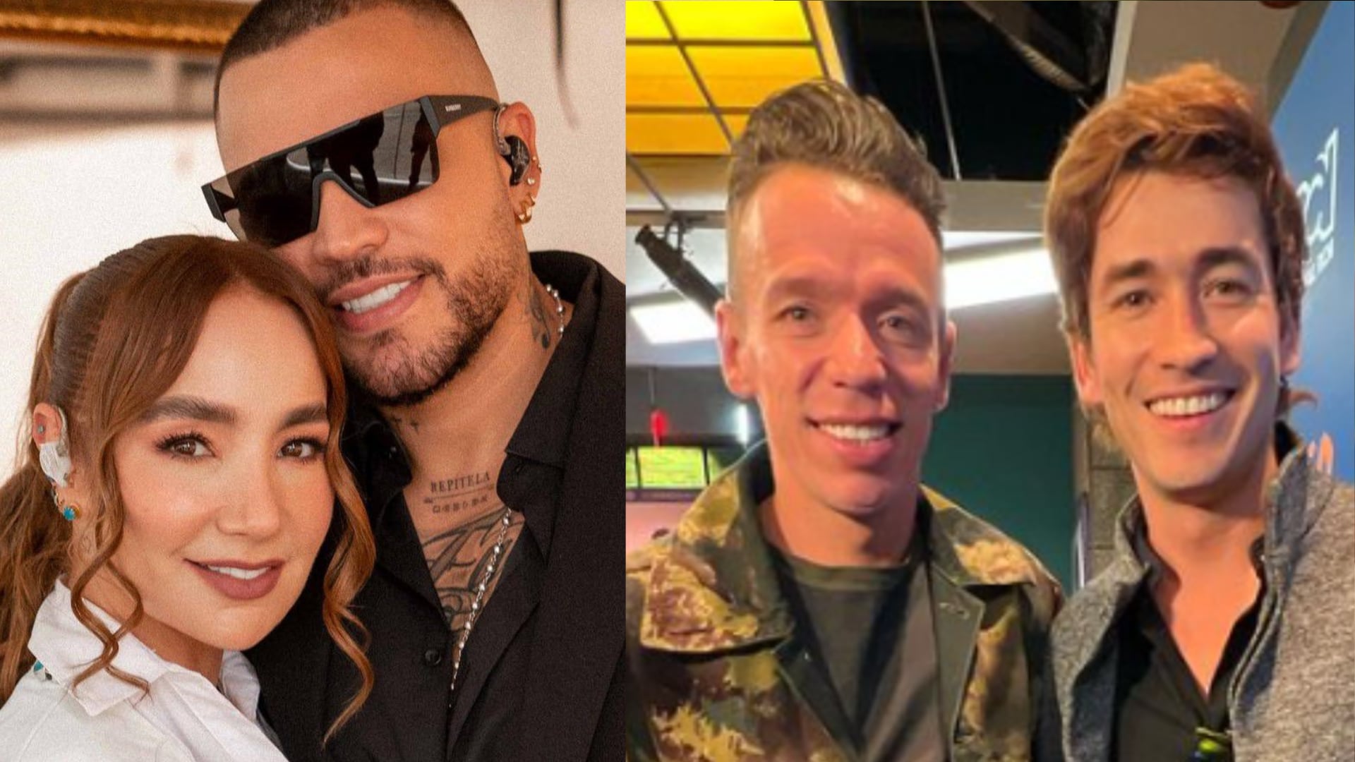 Paola Jara , Jessi Uribe y Rigo