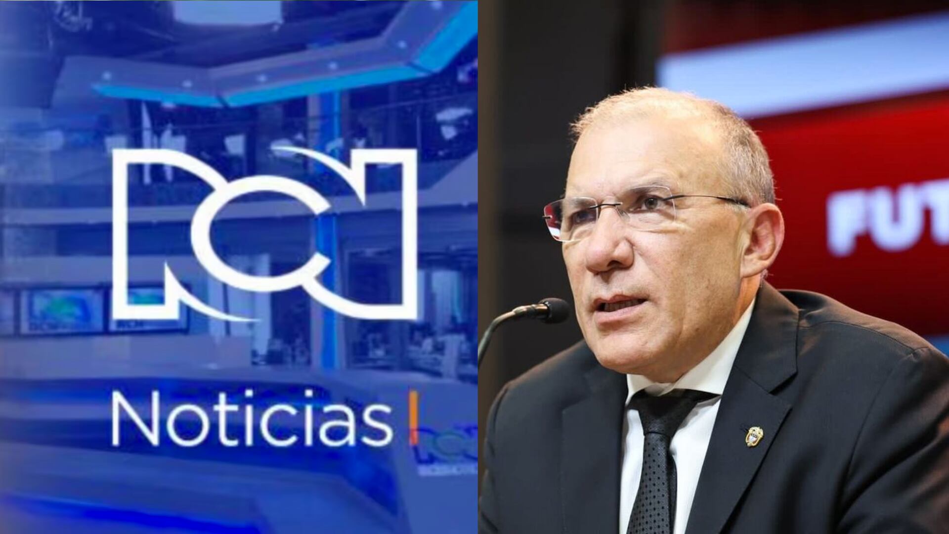 Periodista del Canal RCN y Roy Barreras.