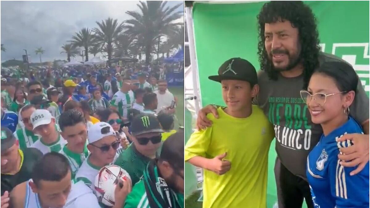 René Higuita logró unir a los hinchas de Nacional y Millonarios en el mismo objetivo
