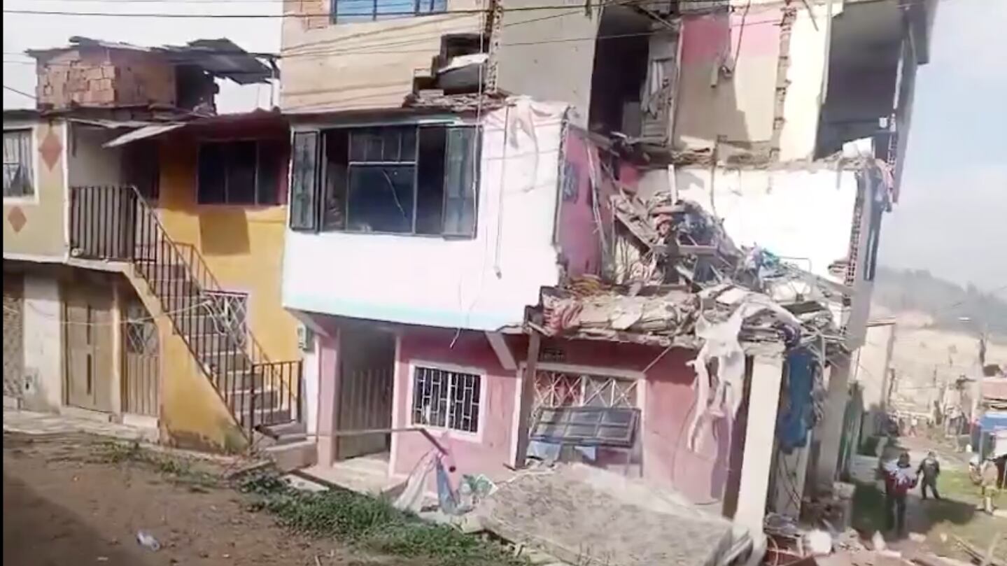 Casa en Soacha se cayó