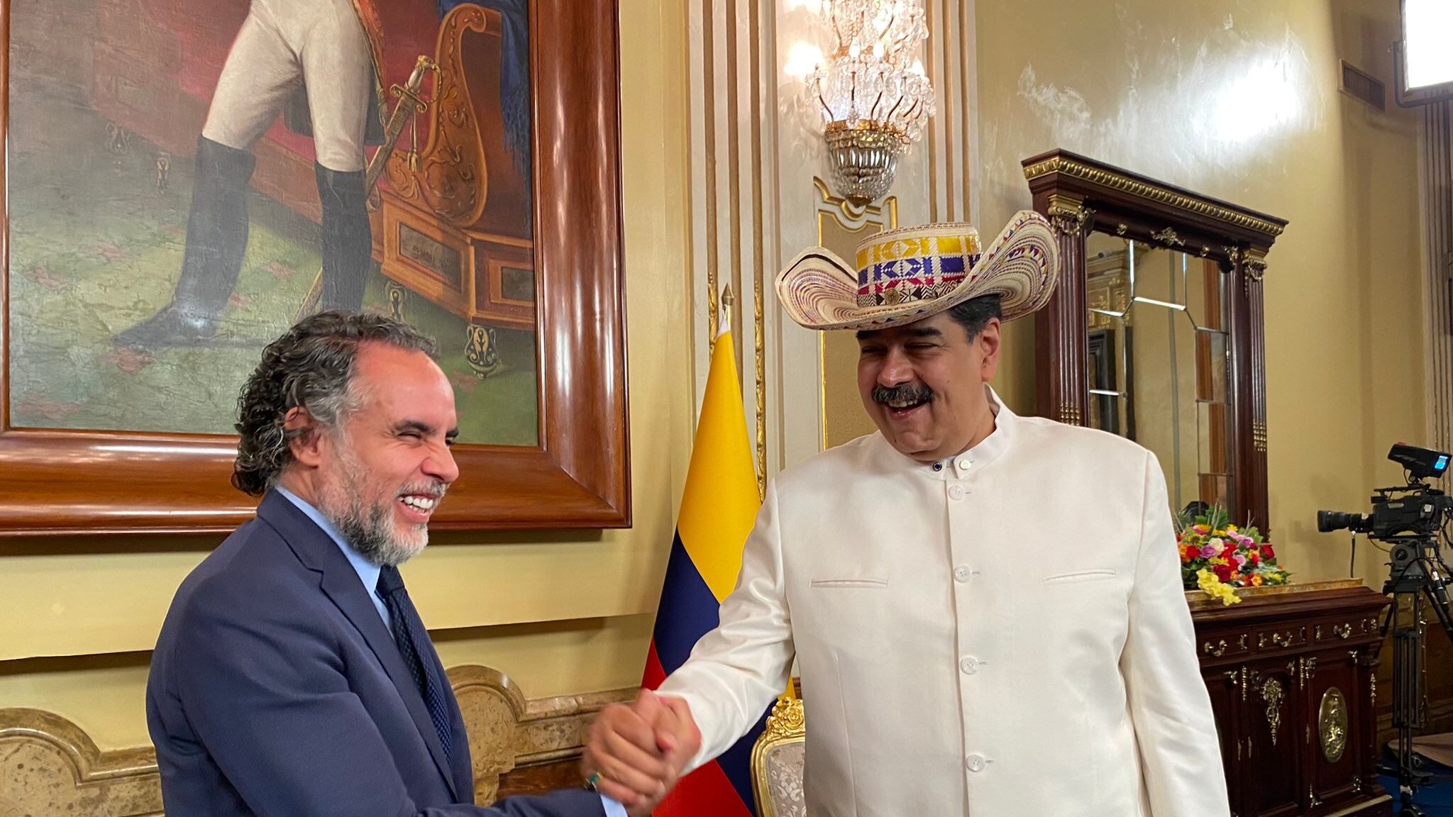 Encuentro Armando Benedetti y Nicolás Maduro